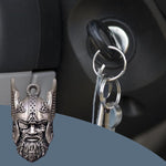 Viking God Guardian Ride Bell Keychain