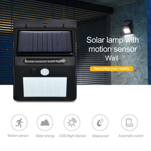 20 LED Solar Lamps Outdoor