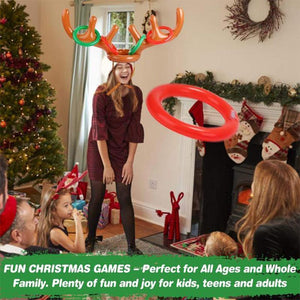 Christmas Reindeer Antler Ring Toss Game