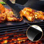 Non-Stick BBQ Grill Mats  with cutting box