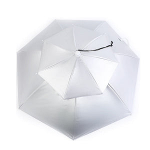 Outdoor Double Layer Umbrella Hat