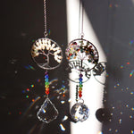 Crystal Wind Chime Tree Of Life Suncatcher