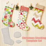 Handmade Christmas Stocking Template Set