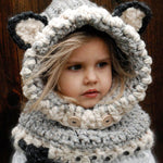 Children's Warm Scarf Hat