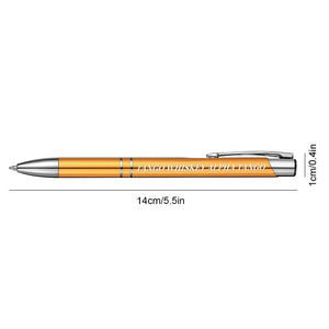 5 Pcs Ballpoint Pens with Interesting Text