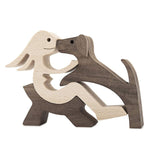 Pet Lover Wood Sculpture Table Ornaments