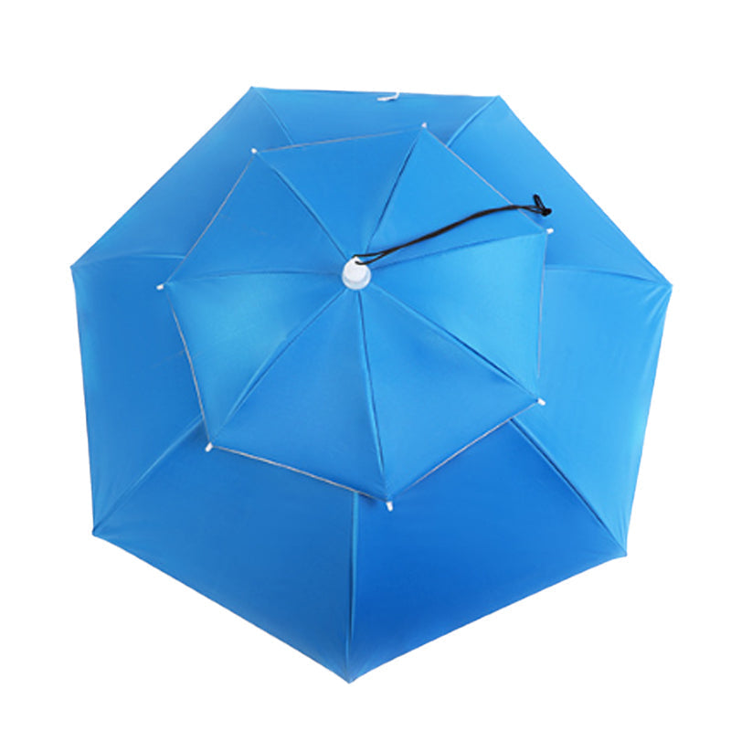 Outdoor Double Layer Umbrella Hat