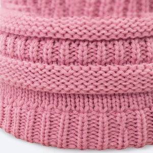 Soft Knit Ponytail Cap