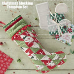 Handmade Christmas Stocking Template Set