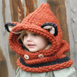 Children's Warm Scarf Hat