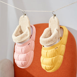 Autumn Winter Warm Removable Cotton Slippers