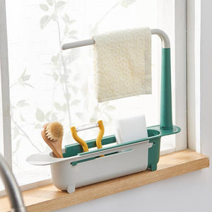 Updated Telescopic Sink Storage Rack