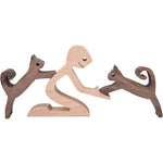 Pet Lover Wood Sculpture Table Ornaments