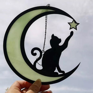 Moon Black Cat Decorations