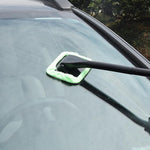 Windscreen Cleaner, with 2 reusable microfiber hood