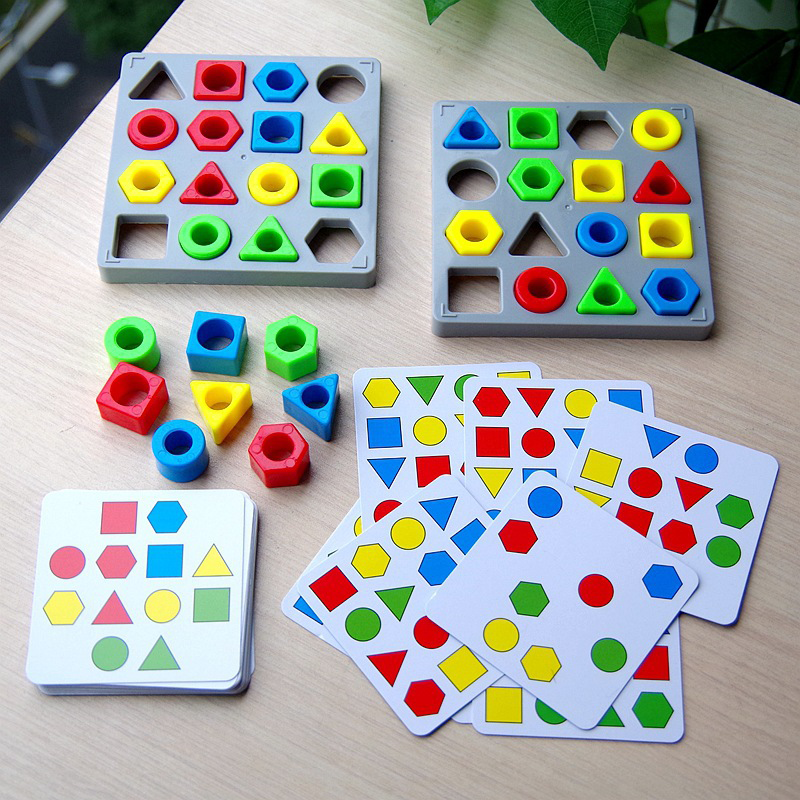 Shape Matching Game Color Sensory Educational Toy