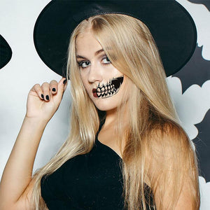 Halloween Prank Makeup Temporary Tattoo（10pcs）