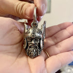 Viking God Guardian Ride Bell Keychain