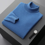 Men's Solid Color Turtleneck Sweater