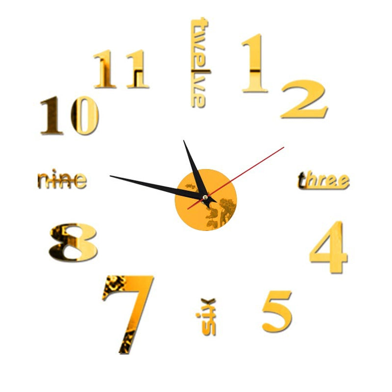 Modern DIY Punch-Free Wall Clock