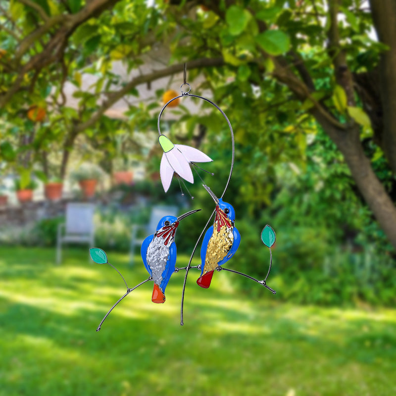 Blue Hummingbird Hanging Decoration