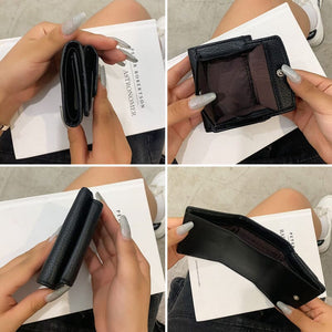 Women's Foldable Short Wallet