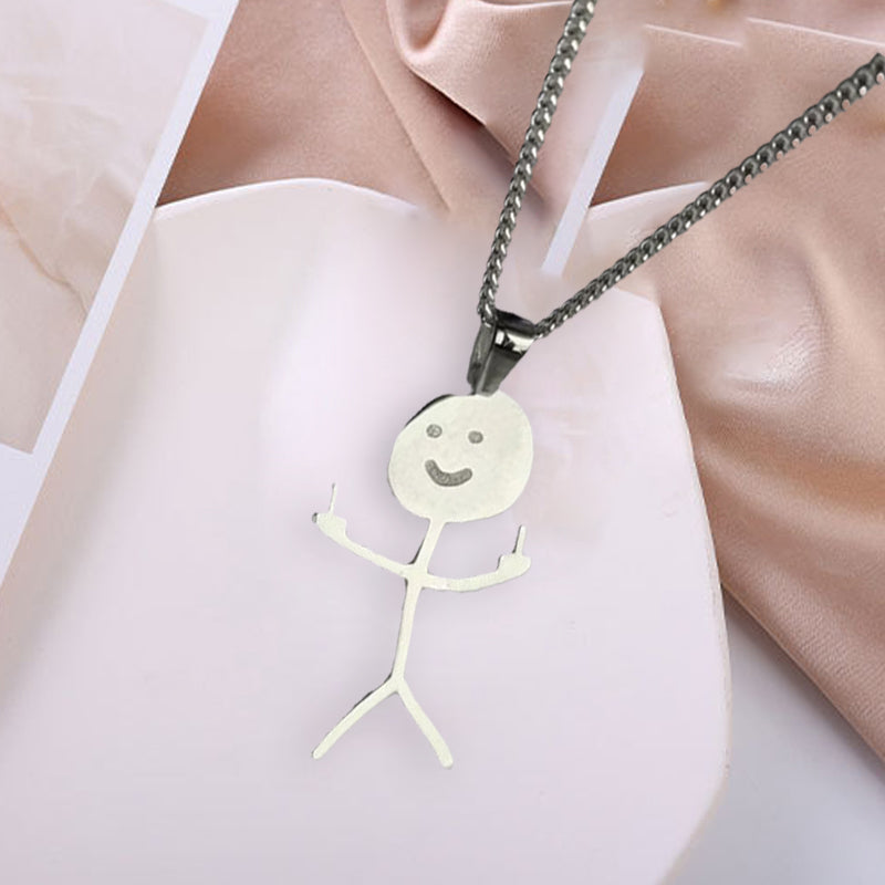 Funny Doodle Necklace