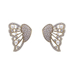 Butterfly Earrings With Pearls And Diamonds