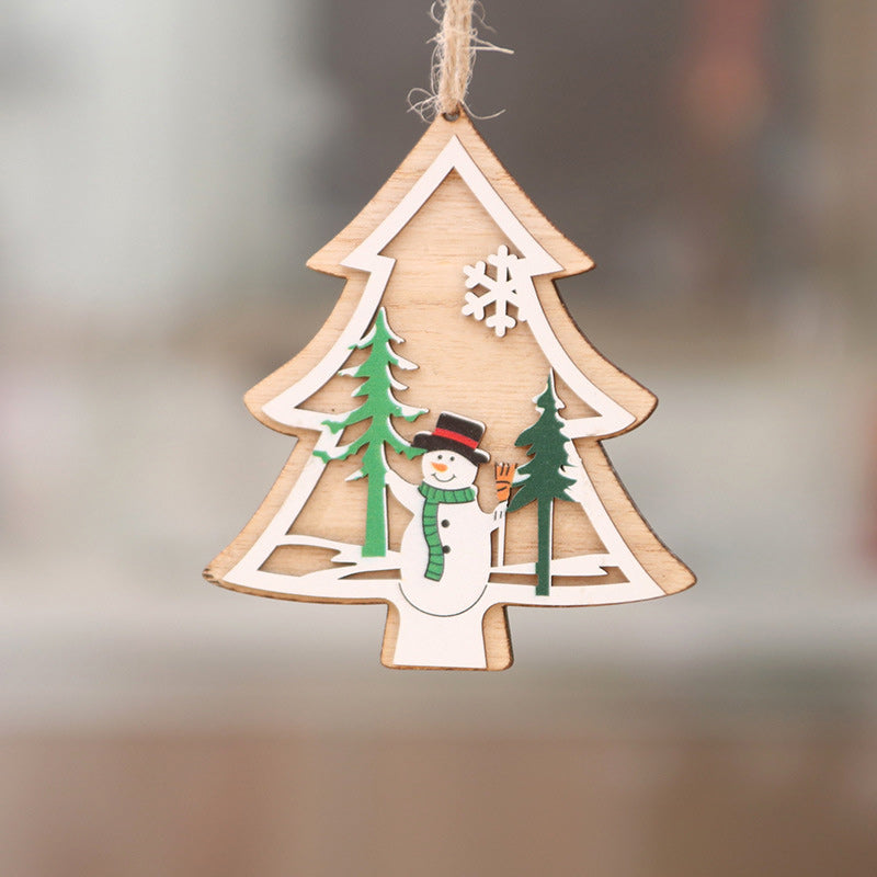 Christmas Wooden Pendant