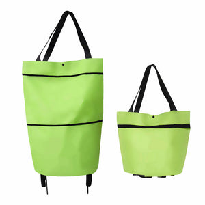 Foldable Shopping Trolley Tote Bag