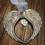 Christmas ornaments angel wings bell-memorial christmas gift