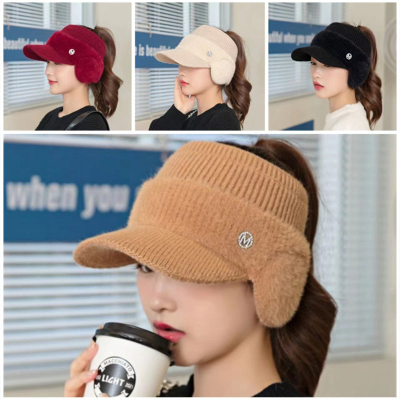 Women's Fashion Ear Guard Knit Cap