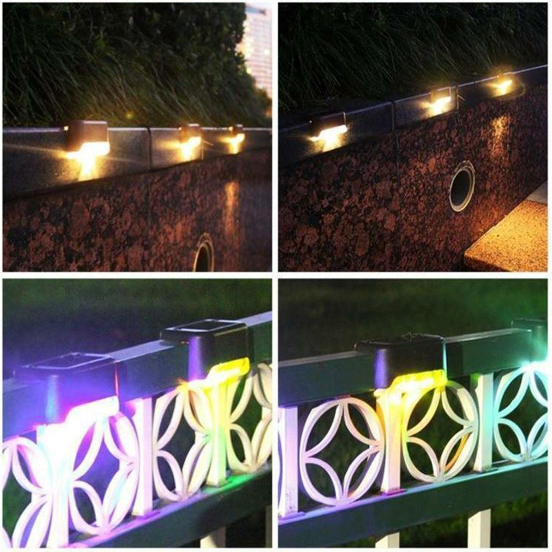 Solar Outdoor Stair Lights（4 packs）