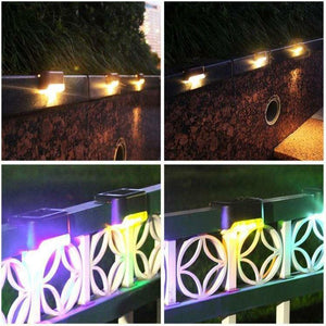 Solar Outdoor Stair Lights（4 packs）