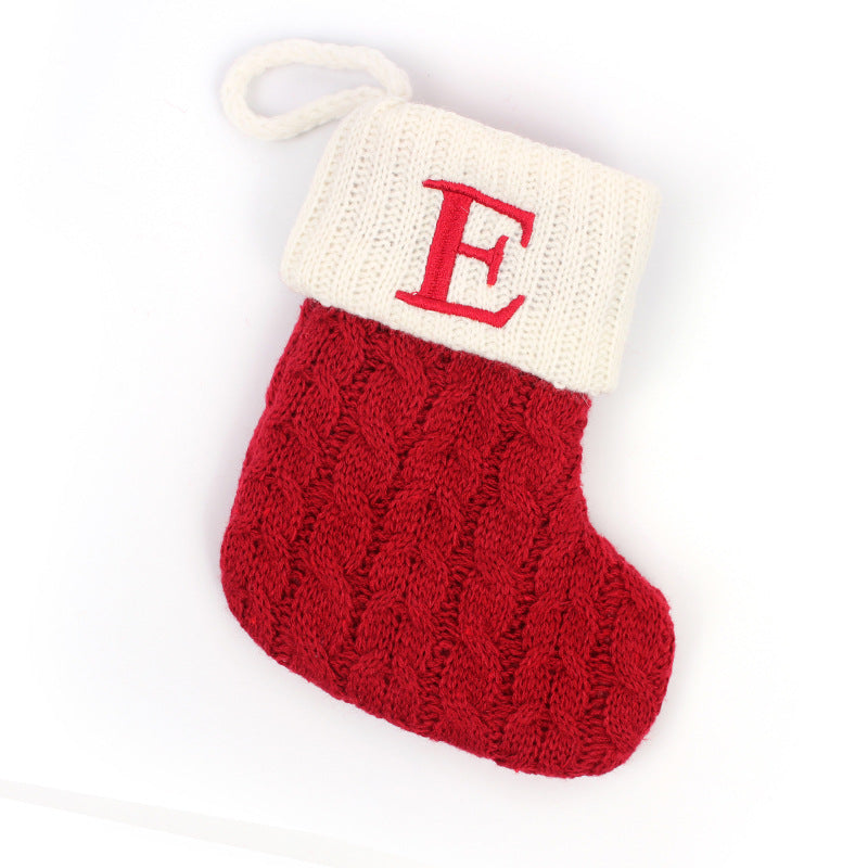 Christmas Letter Gift Socks