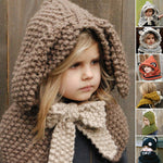 Children's Warm Scarf Hat