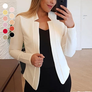 Women's Solid Color Small Suit