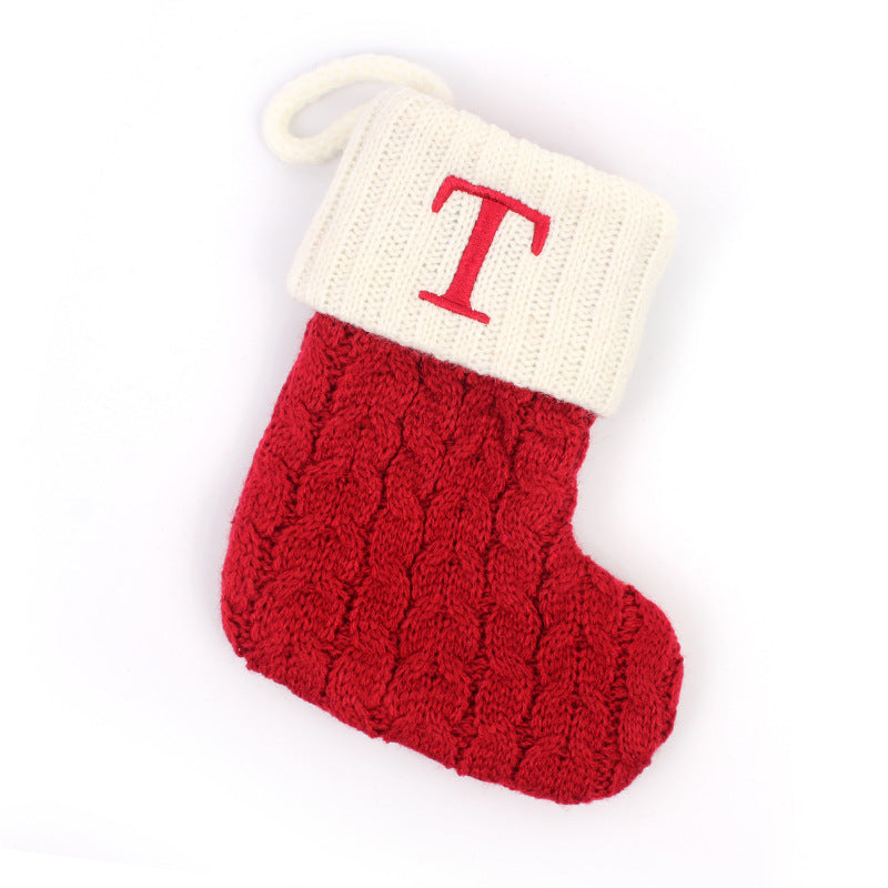 Christmas Letter Gift Socks