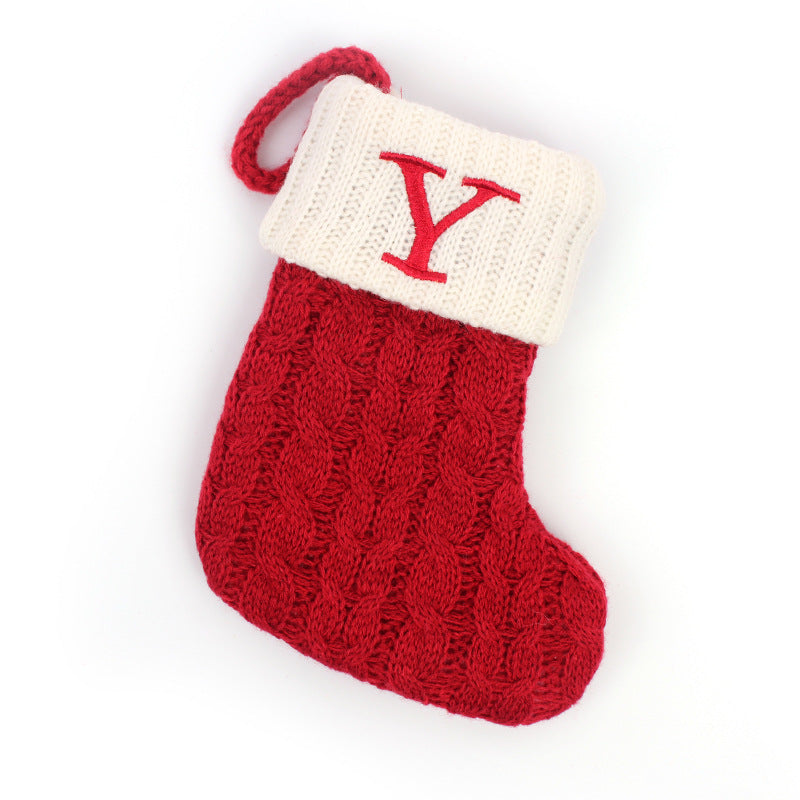 Christmas Letter Gift Socks