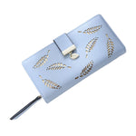 WOMEN'S WALLET WITH CUT-OUT DESIGN