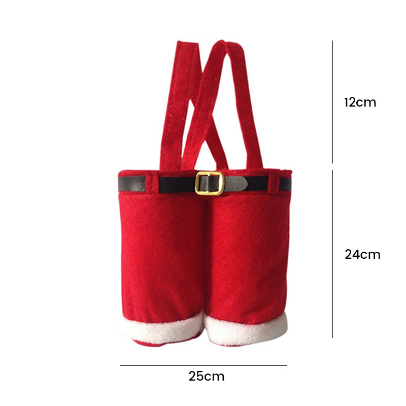 Santa Claus Pants Gift Bag