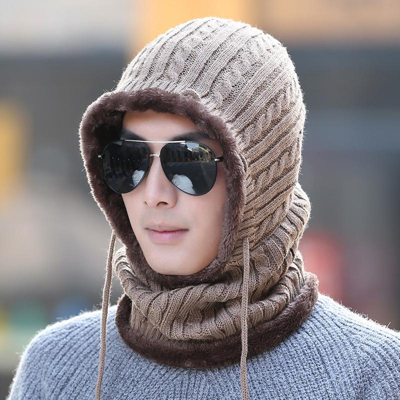 Face Scarf Snood Thermal Hooded Hat