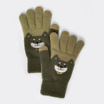 Kawaii Shiba Inu Winter Touchscreen  Gloves